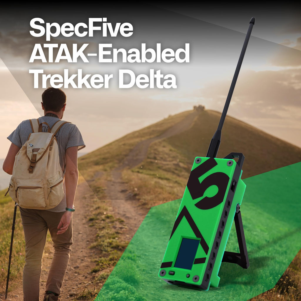 Trekker Delta Off-Grid LoRa GPS Radio, ATAK Meshtastic Communicator