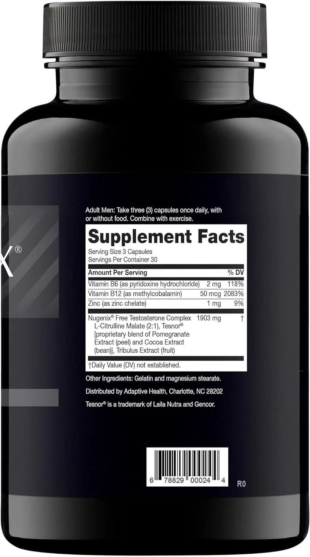 Nugenix T Boost - Free Testosterone Booster Men, 90 Count
