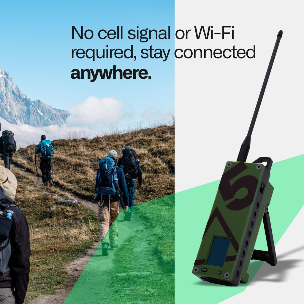 Trekker Delta Off-Grid LoRa GPS Radio, ATAK Meshtastic Communicator
