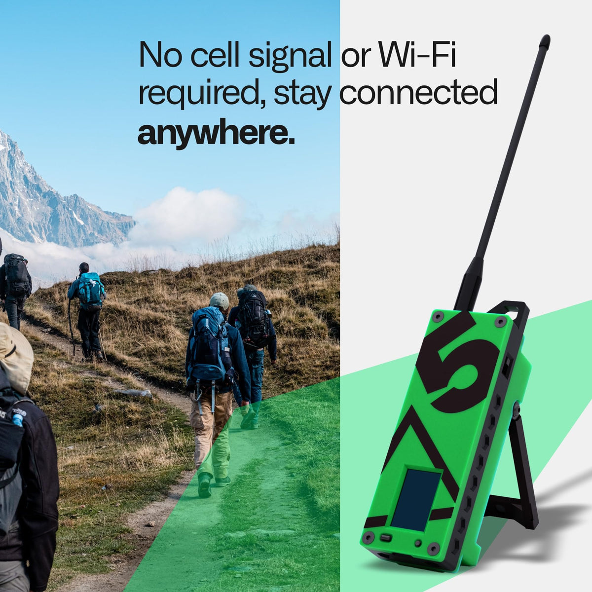 Trekker Delta Off-Grid LoRa GPS Radio, ATAK Meshtastic Communicator