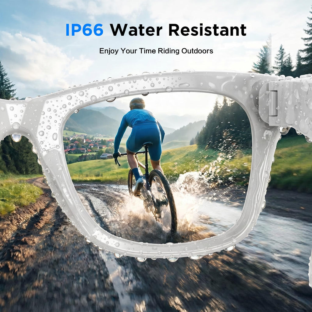 Smart Glasses with Camera, 13MP HD AI Recording Sunglasses for Men Women