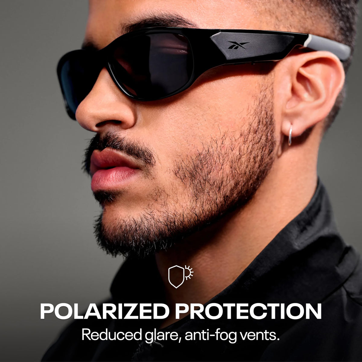 Reebok Flash Smart Audio Glasses, Iridescent Polarized, Powered by Lucyd
