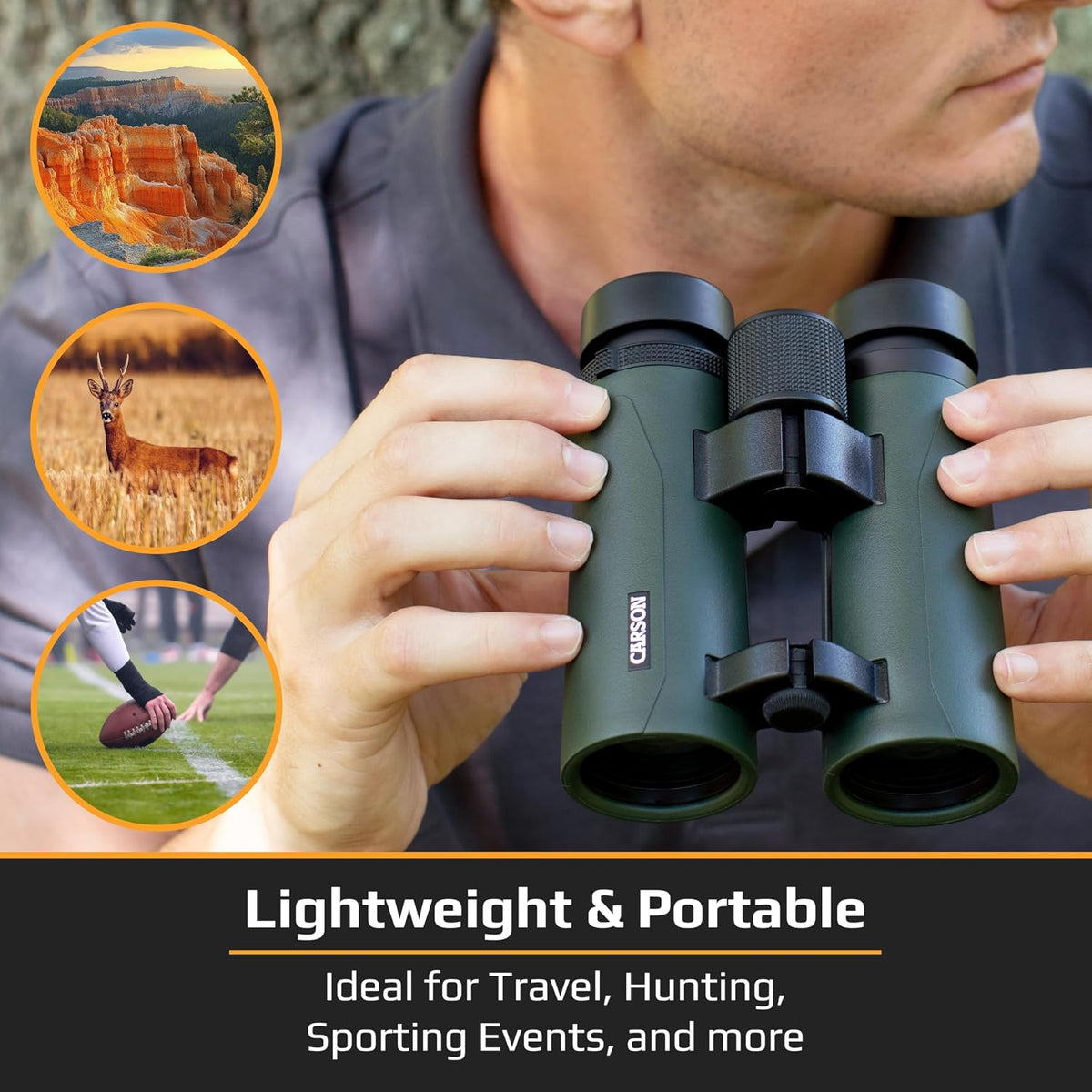 RD Series 8x26mm, Open Bridge Compact Binoculars