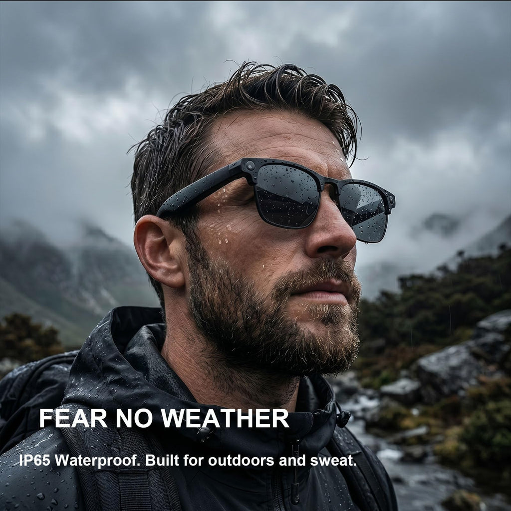 4K AI Smart Glasses with Camera, Bluetooth Call & Translation for Men Women
