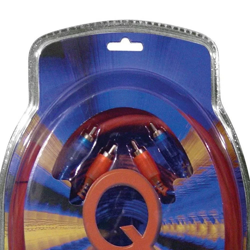 QPower Super Flex 4-Gauge 3000-watt Car Audio Amplifier Wiring Kit, 2 Pack