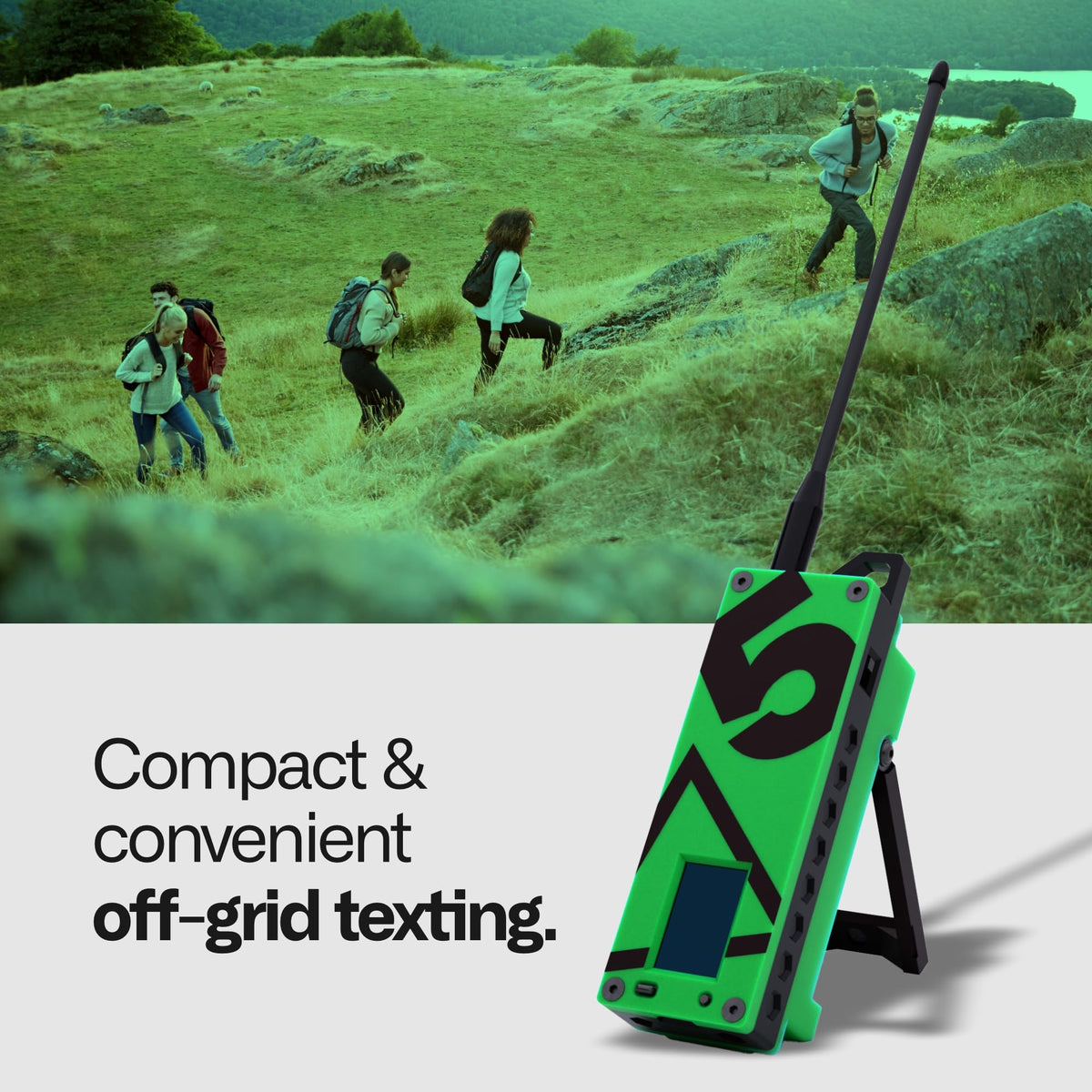 Trekker Delta Off-Grid LoRa GPS Radio, ATAK Meshtastic Communicator
