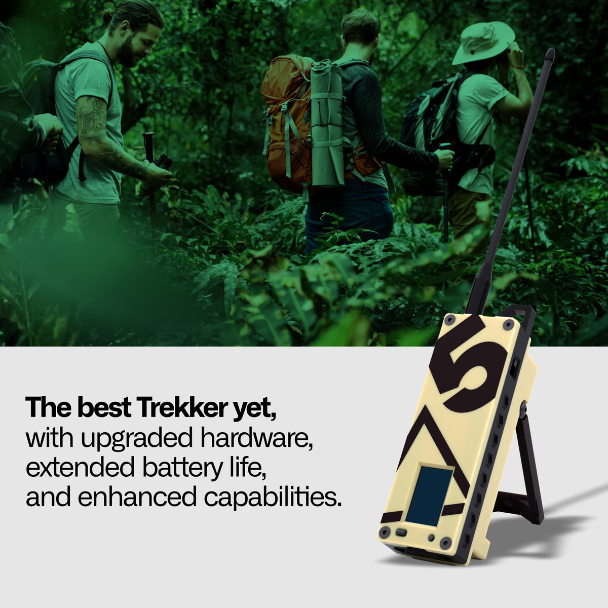Trekker Delta Off-Grid LoRa GPS Radio, ATAK Meshtastic Communicator