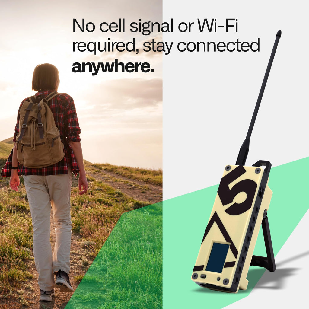 Trekker Delta Off-Grid LoRa GPS Radio, ATAK Meshtastic Communicator