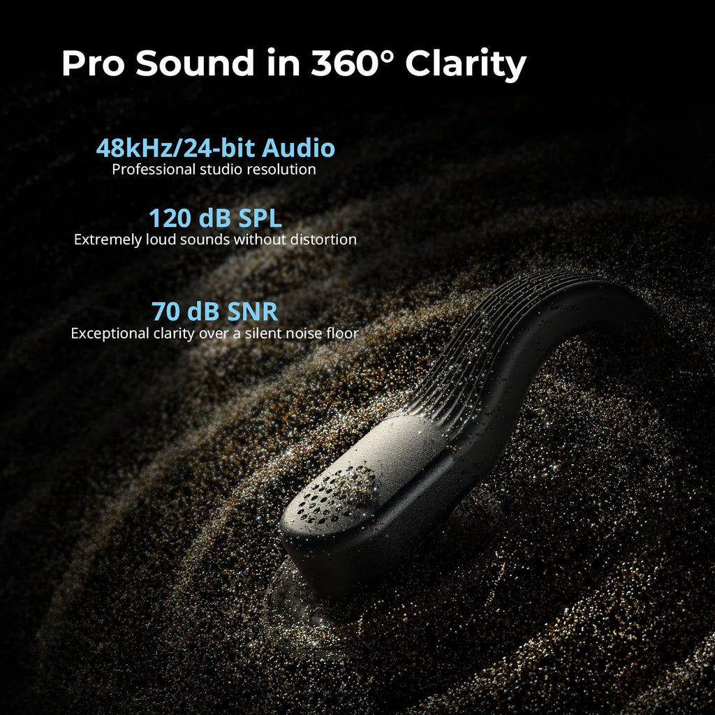 SmallRig S70 Wireless Mic (2 TX + 2 RX + Charging Case) - Black