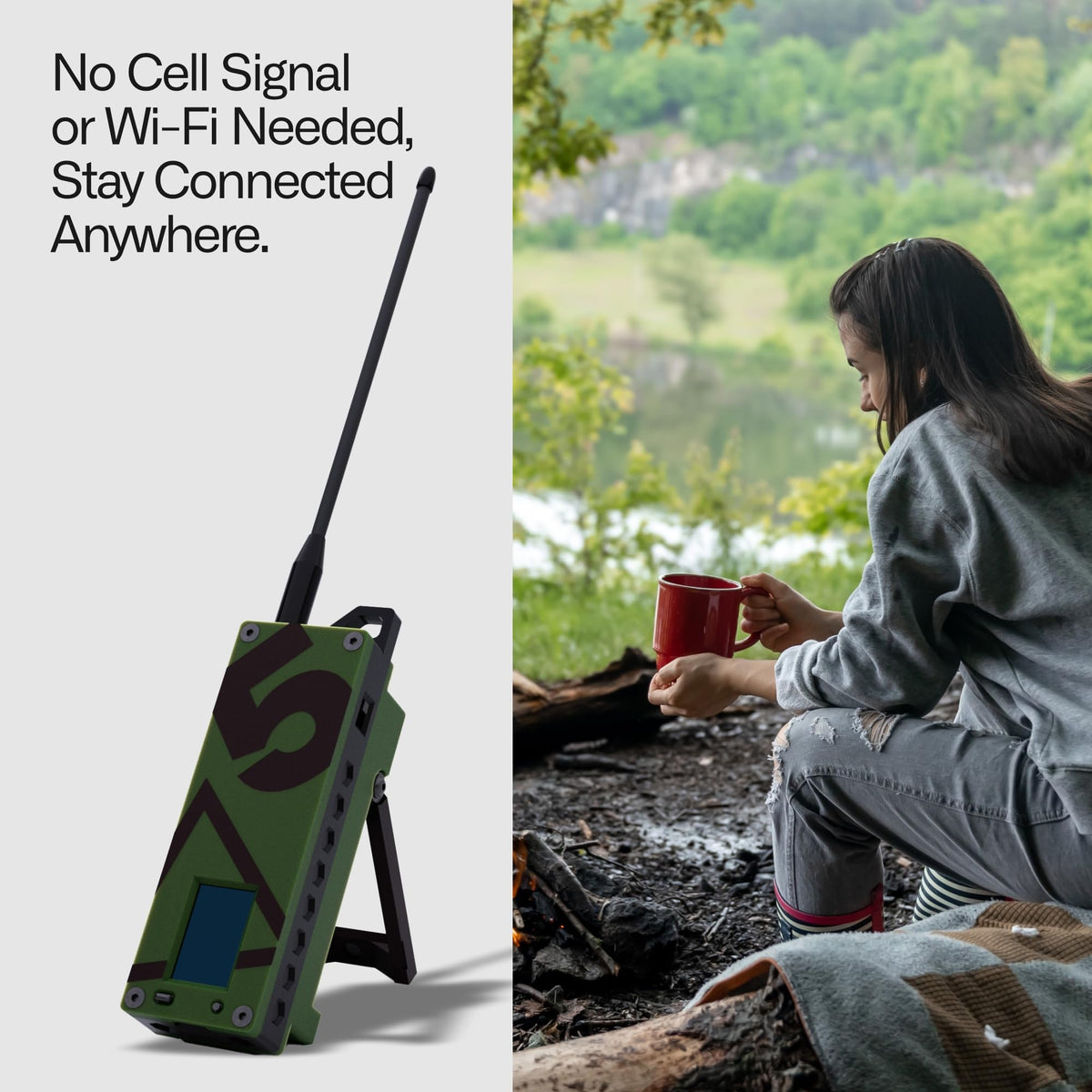 Trekker Delta Off-Grid LoRa GPS Radio, ATAK Meshtastic Communicator