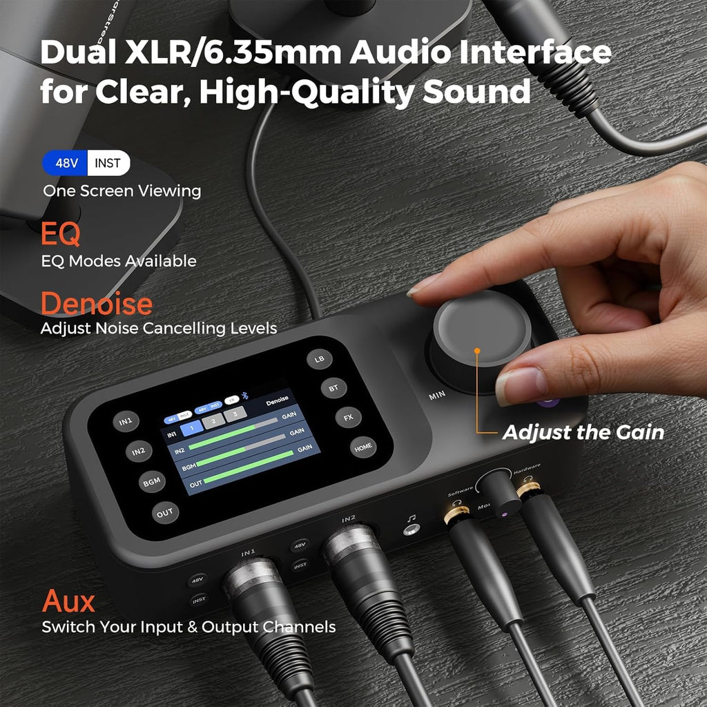 NearStream Business Kit, Quad Podcast Bundle for Business
