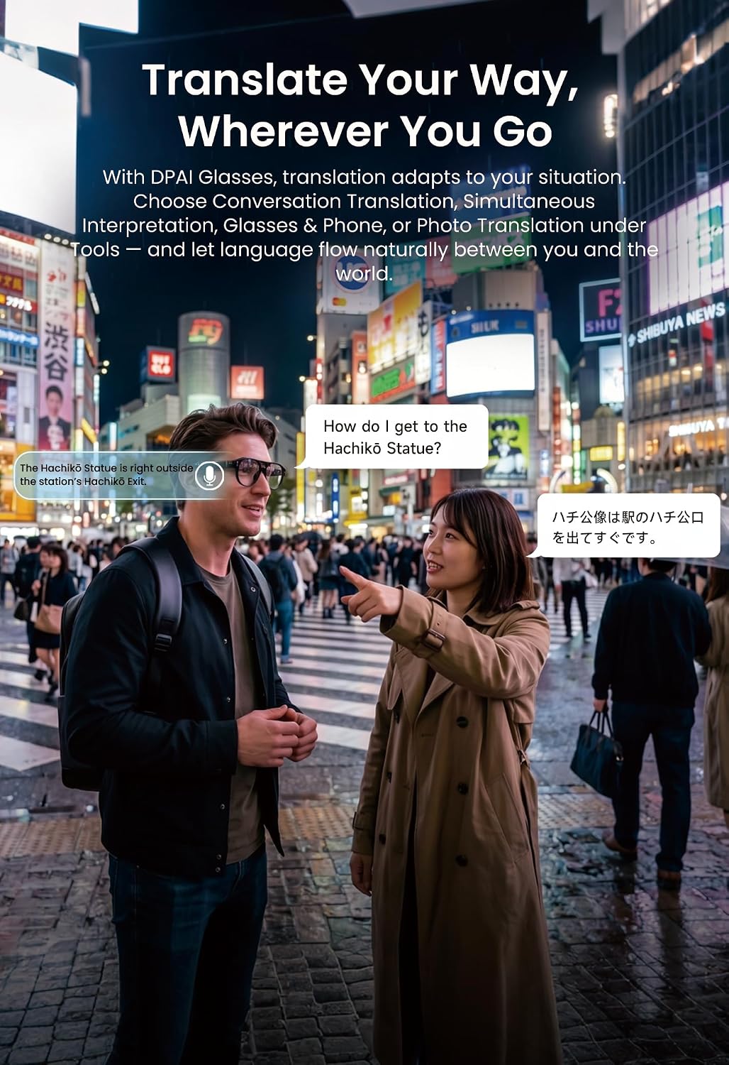 G5 AI Smart Glasses with Camera, 13MP Recording Glasses for Big Heads - XXL