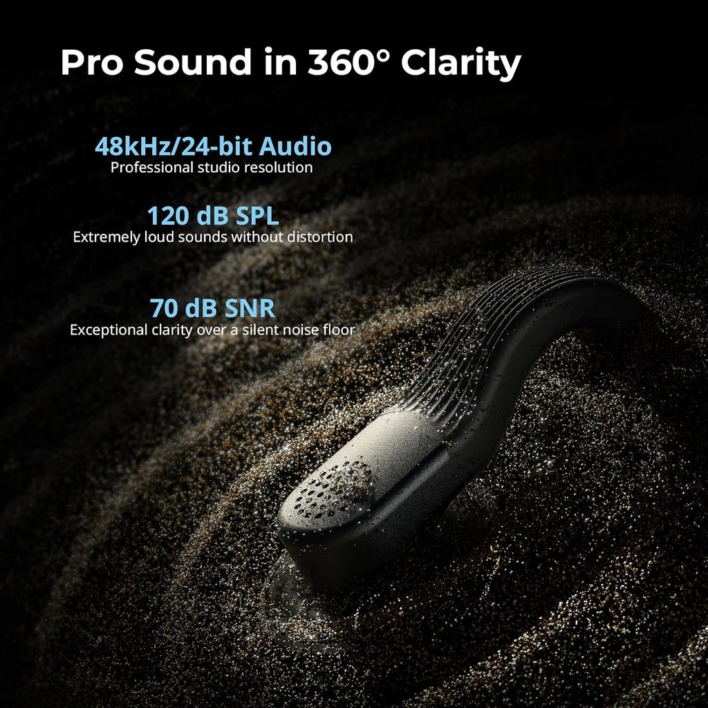 SmallRig S70 Wireless Mic (2 TX + 2 RX + Charging Case) - Black