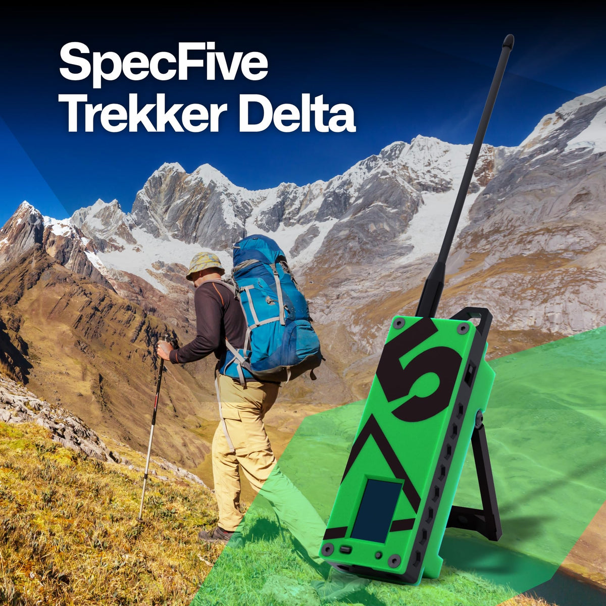 Trekker Delta Off-Grid LoRa GPS Radio, ATAK Meshtastic Communicator