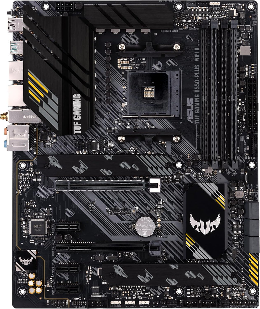MICRO CENTER AMD 5500 Processor with ASUS TUF Gaming A520M Plus Motherboard