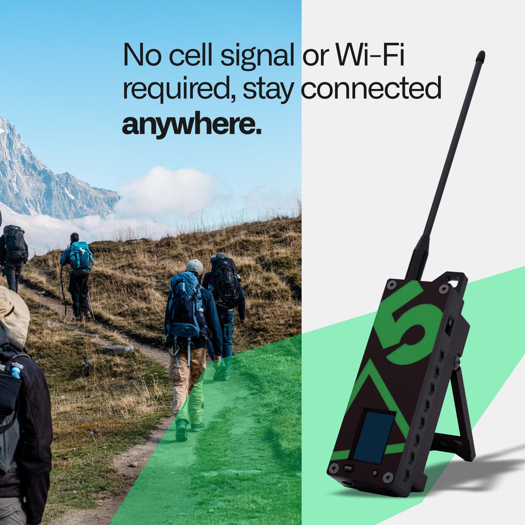 Trekker Delta Off-Grid LoRa GPS Radio, ATAK Meshtastic Communicator