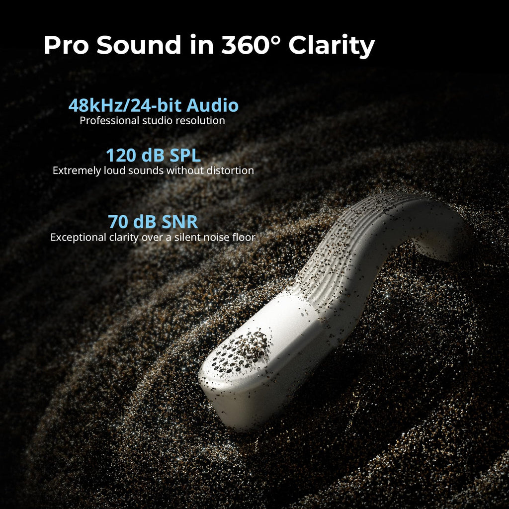 SmallRig S70 Wireless Mic (2 TX + 2 RX + Charging Case) - Black