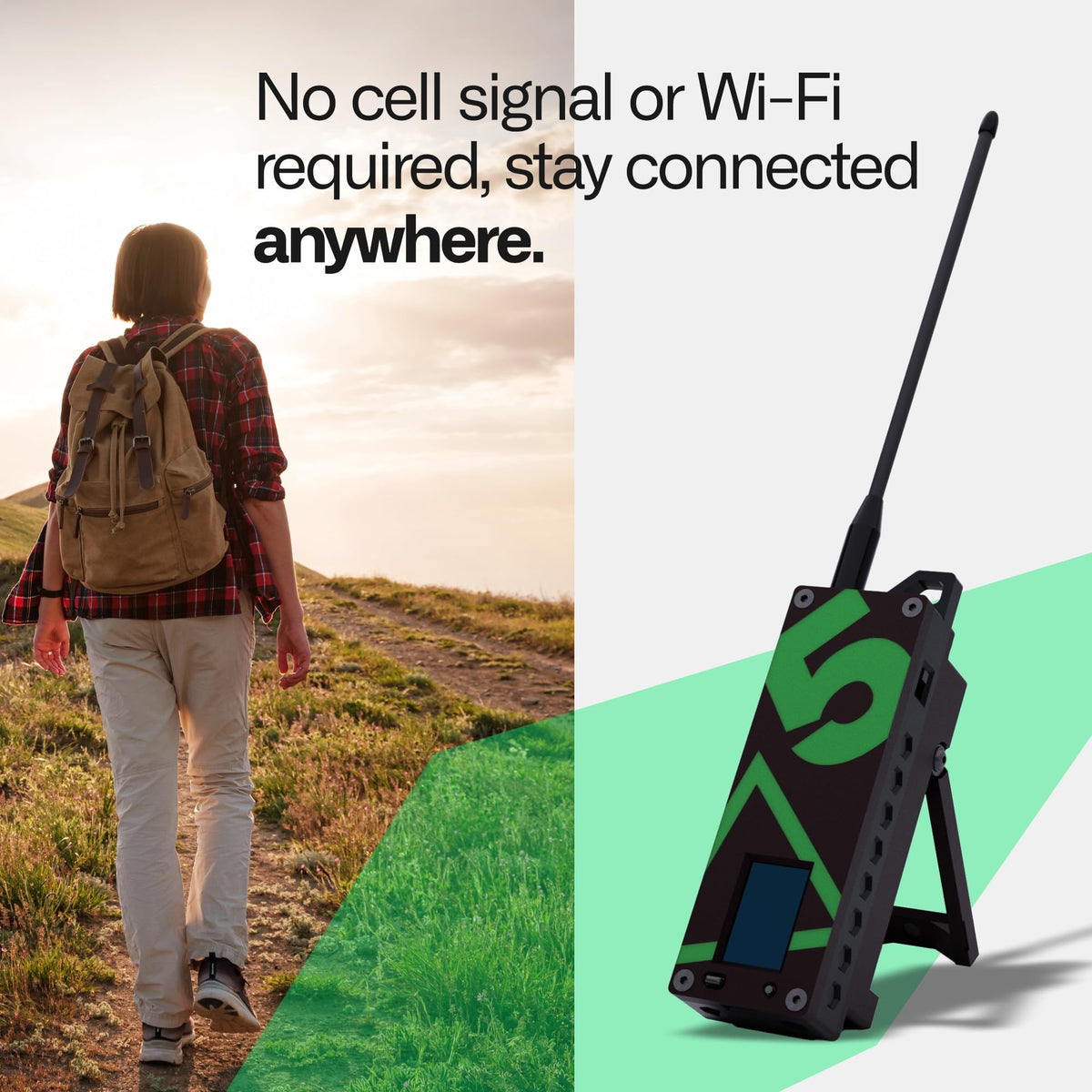 Trekker Delta Off-Grid LoRa GPS Radio, ATAK Meshtastic Communicator