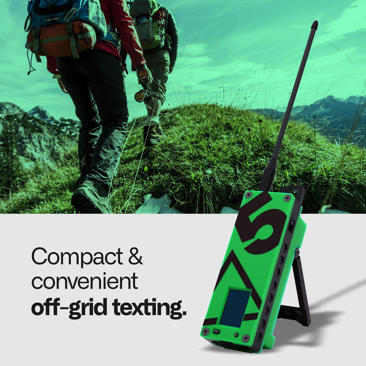 Trekker Delta Off-Grid LoRa GPS Radio, ATAK Meshtastic Communicator