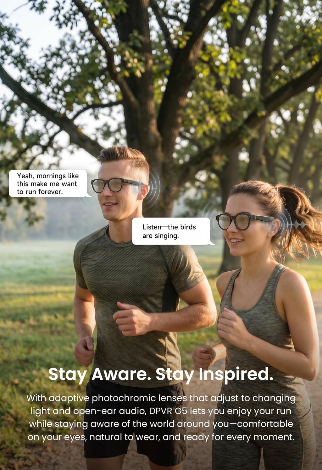G5 AI Smart Glasses with Camera, 13MP Recording Glasses for Big Heads - XXL