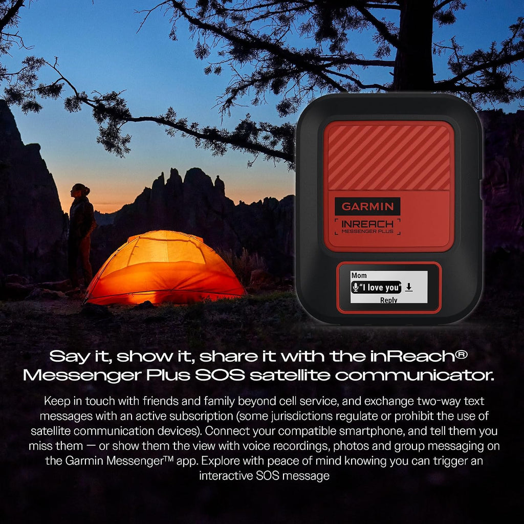 Garmin inReach Messenger Plus Satellite Communicator with P-Bank Bundle