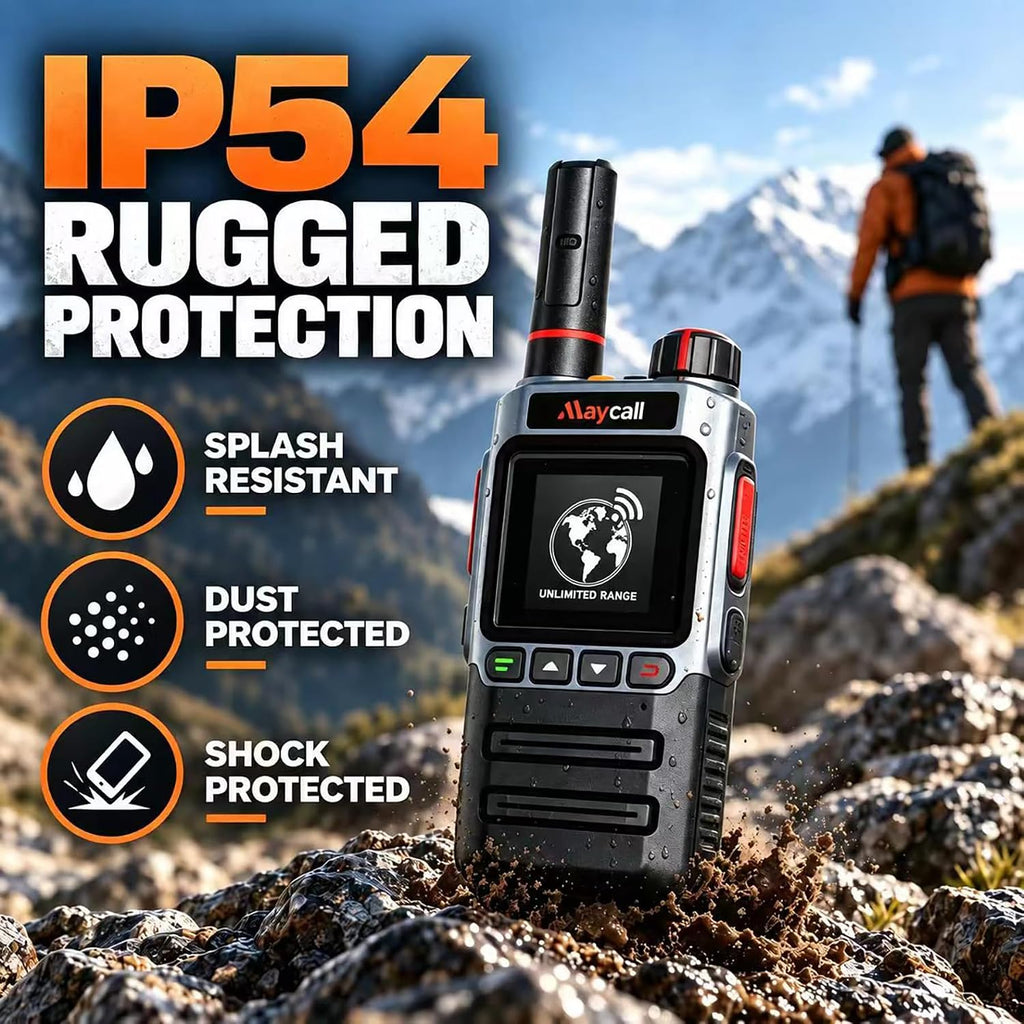 Global Lifetime Free Rapid 4G LTE PoC Radio Walkie Talkies Unlimited Range