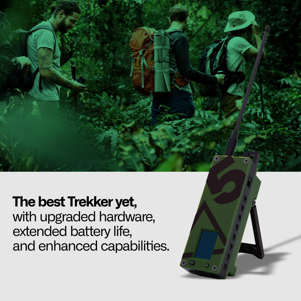 Trekker Delta Off-Grid LoRa GPS Radio, ATAK Meshtastic Communicator