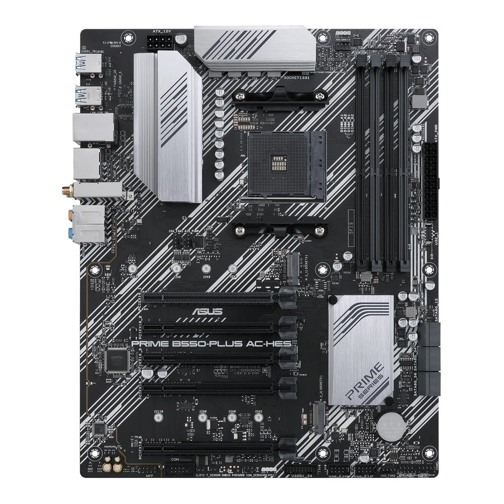 MICRO CENTER AMD 5500 Processor with ASUS TUF Gaming A520M Plus Motherboard
