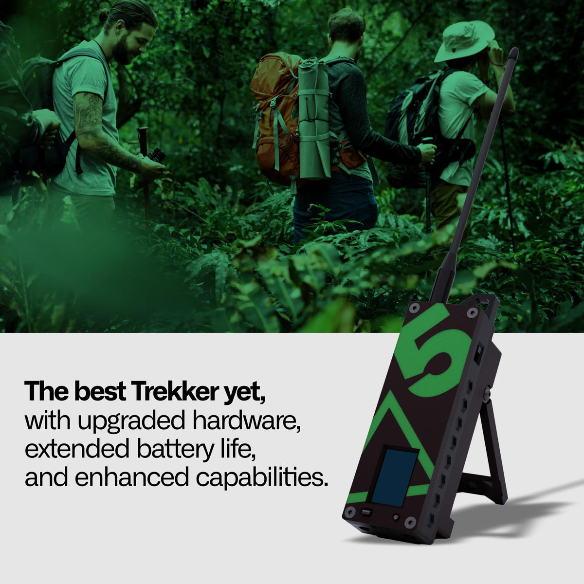 Trekker Delta Off-Grid LoRa GPS Radio, ATAK Meshtastic Communicator