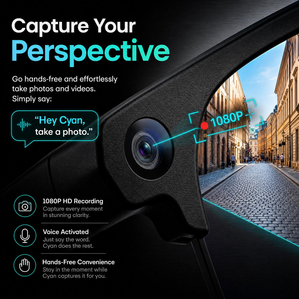 4K AI Smart Glasses with Camera, Bluetooth Call & Translation for Men Women