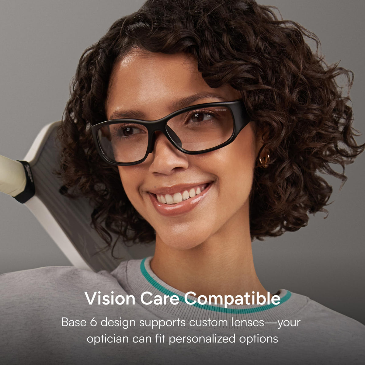 Reebok Flash Smart Audio Glasses, Iridescent Polarized, Powered by Lucyd