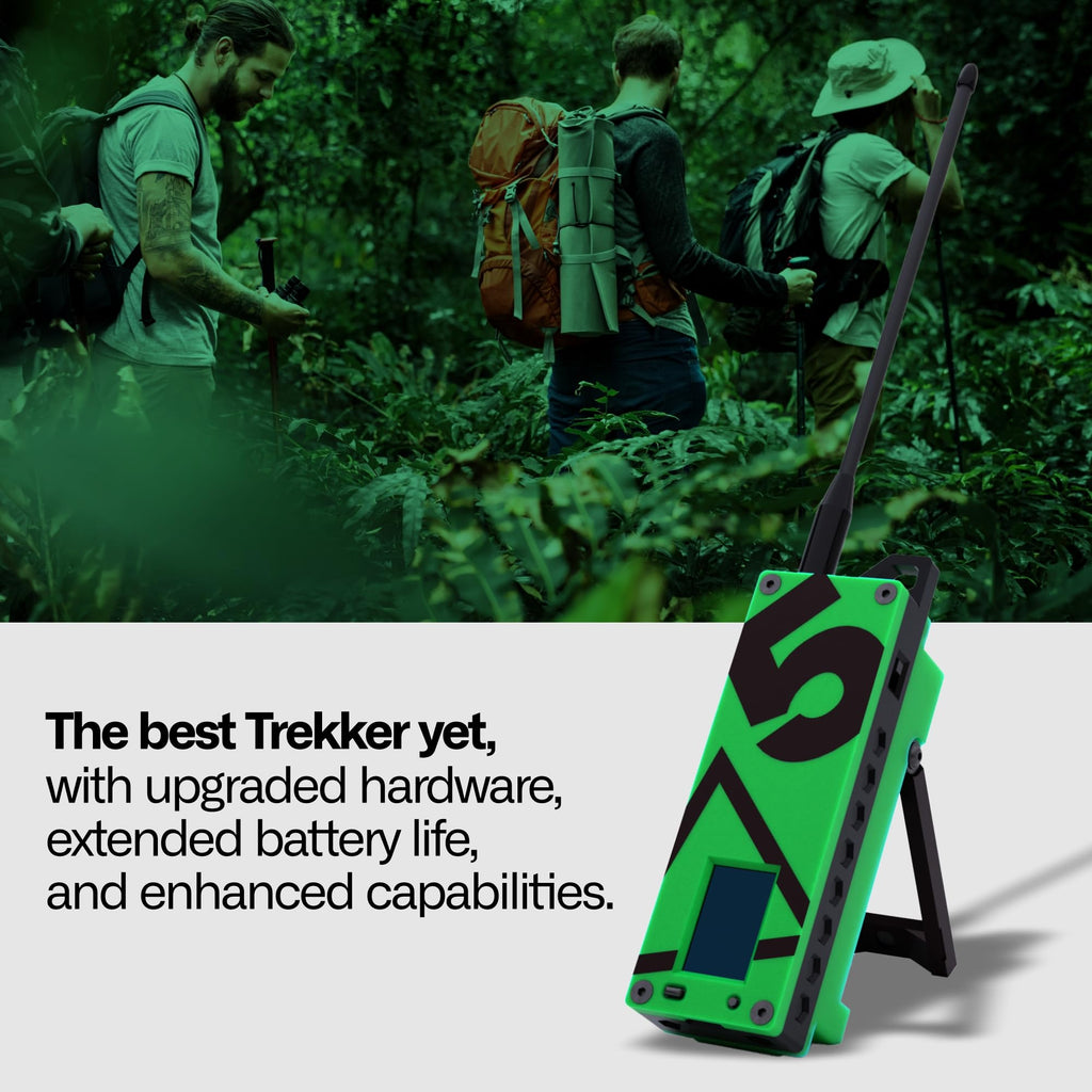 Trekker Delta Off-Grid LoRa GPS Radio, ATAK Meshtastic Communicator