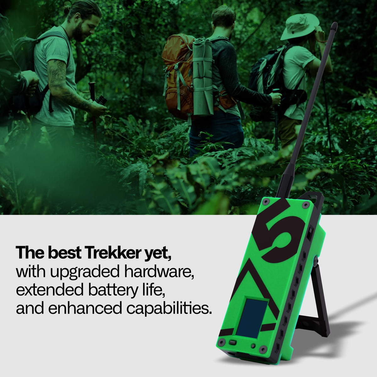 Trekker Delta Off-Grid LoRa GPS Radio, ATAK Meshtastic Communicator
