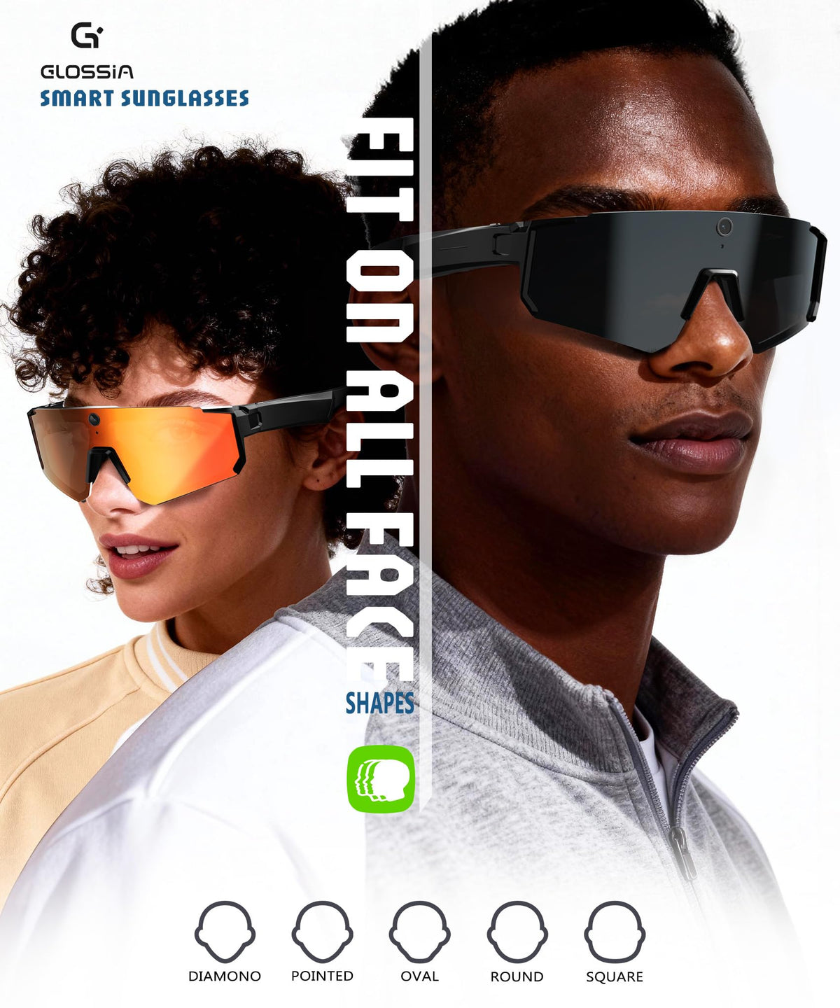 AI Ultra Pro Smart Glasses: 4K Wearable Camera with 6-Axis EIS Stabilization, ChatGPT-4o Voice Assistant, IP66 Waterproof Sport Sunglasses, Dual-Mic ENC Noise Cancelling Obsidian Gray
