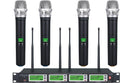 GTDaudio 4x800 Channels UHF Diversity Wireless Cordless Microphone System