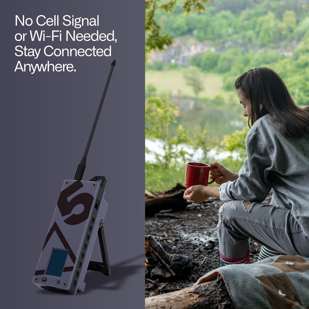 Trekker Delta Off-Grid LoRa GPS Radio, ATAK Meshtastic Communicator