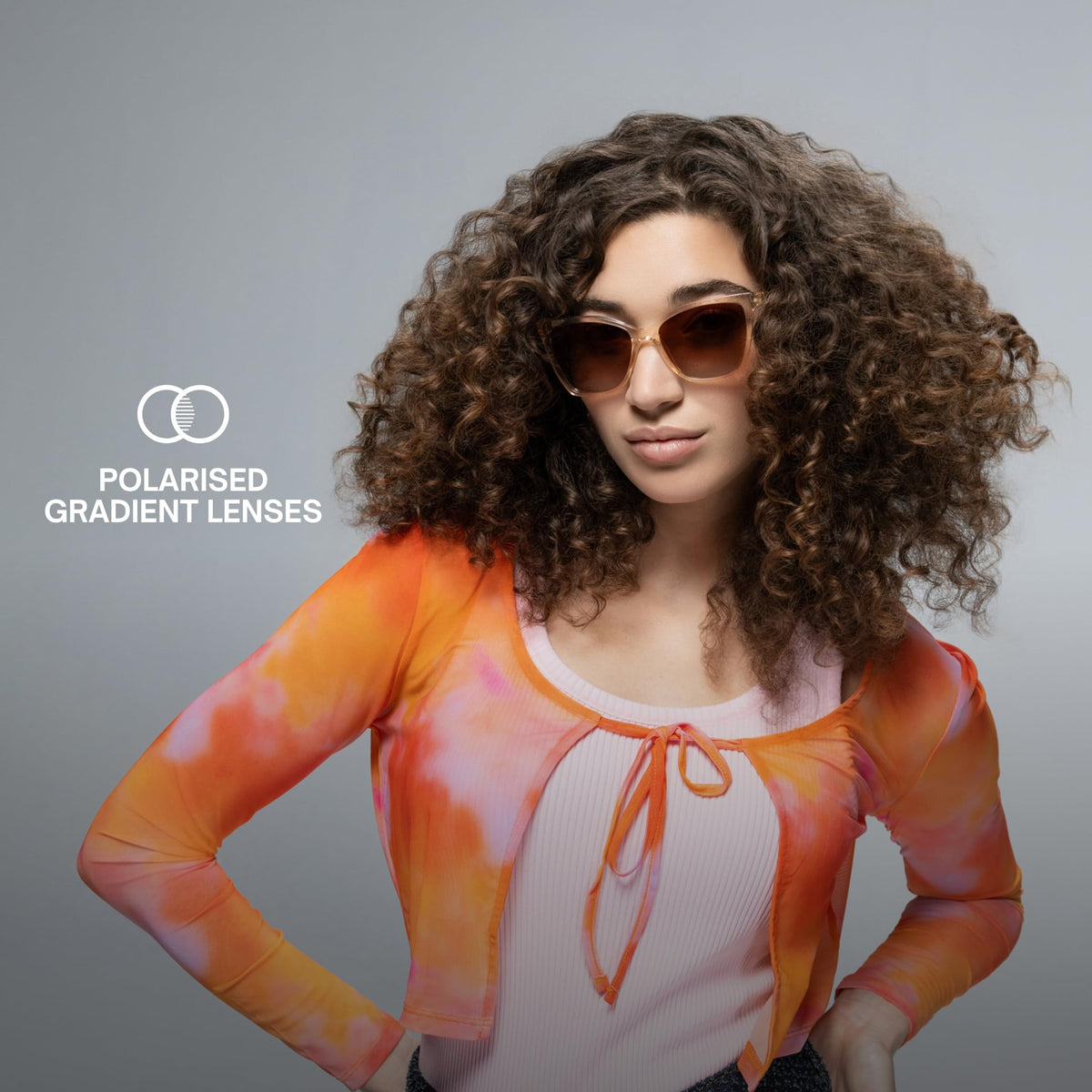 Lucyd Lyte Moonrise Smart Audio Glasses for Women, Open-Ear, Polarized