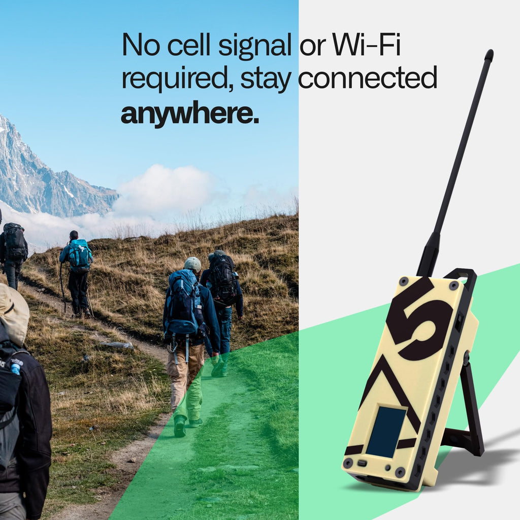 Trekker Delta Off-Grid LoRa GPS Radio, ATAK Meshtastic Communicator