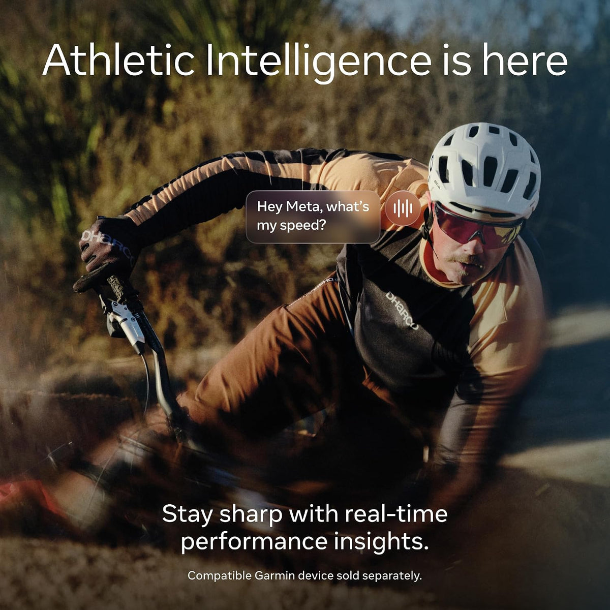 Meta Oakley Vanguard Smart AI Glasses Black, Prizm Transitions Ember