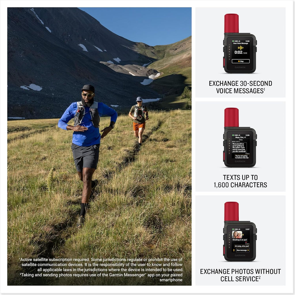 Garmin inReach Mini 3 Plus Satellite Communicator Interactive SOS Bundle