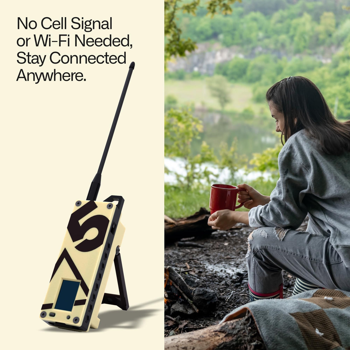 Trekker Delta Off-Grid LoRa GPS Radio, ATAK Meshtastic Communicator