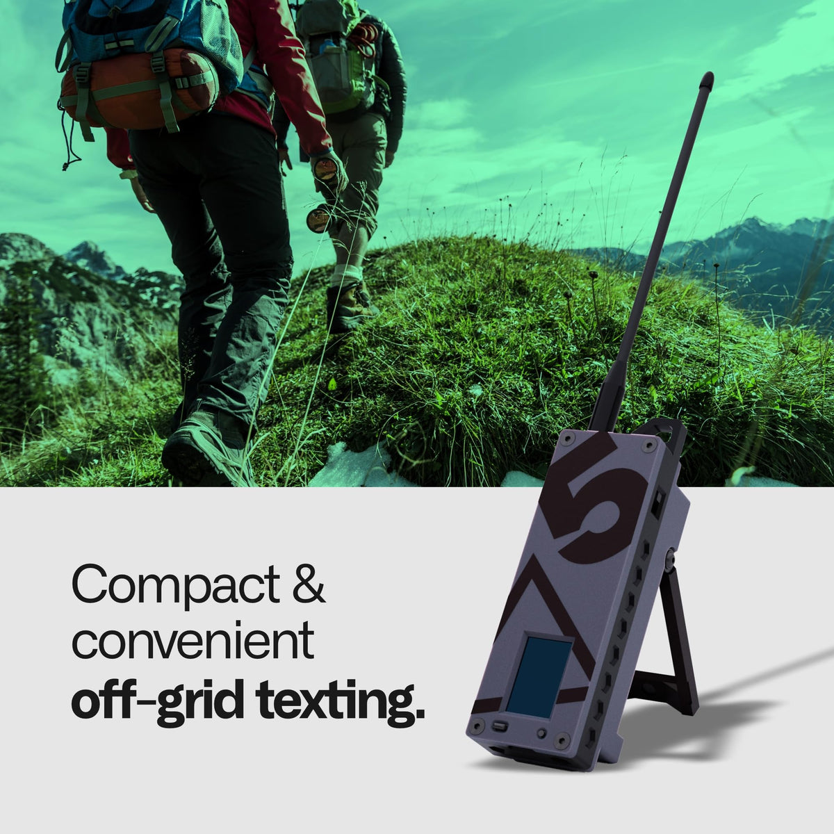 Trekker Delta Off-Grid LoRa GPS Radio, ATAK Meshtastic Communicator