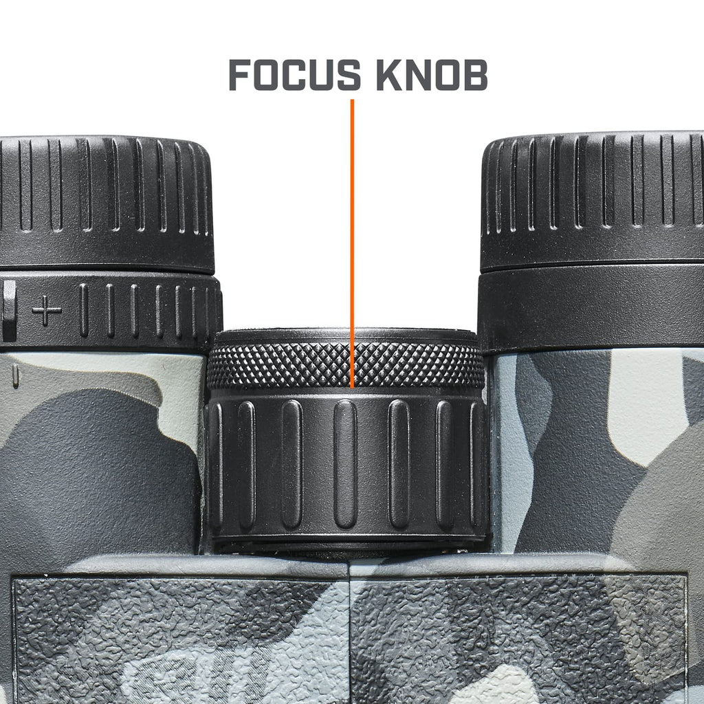 Bushnell Blackout Camo 10x42 IPX7 Waterproof Binoculars with Fully-Multi Coated Lenses and Durable Rubber Armor, Binoculars for Hunting, Boating Birdwatching