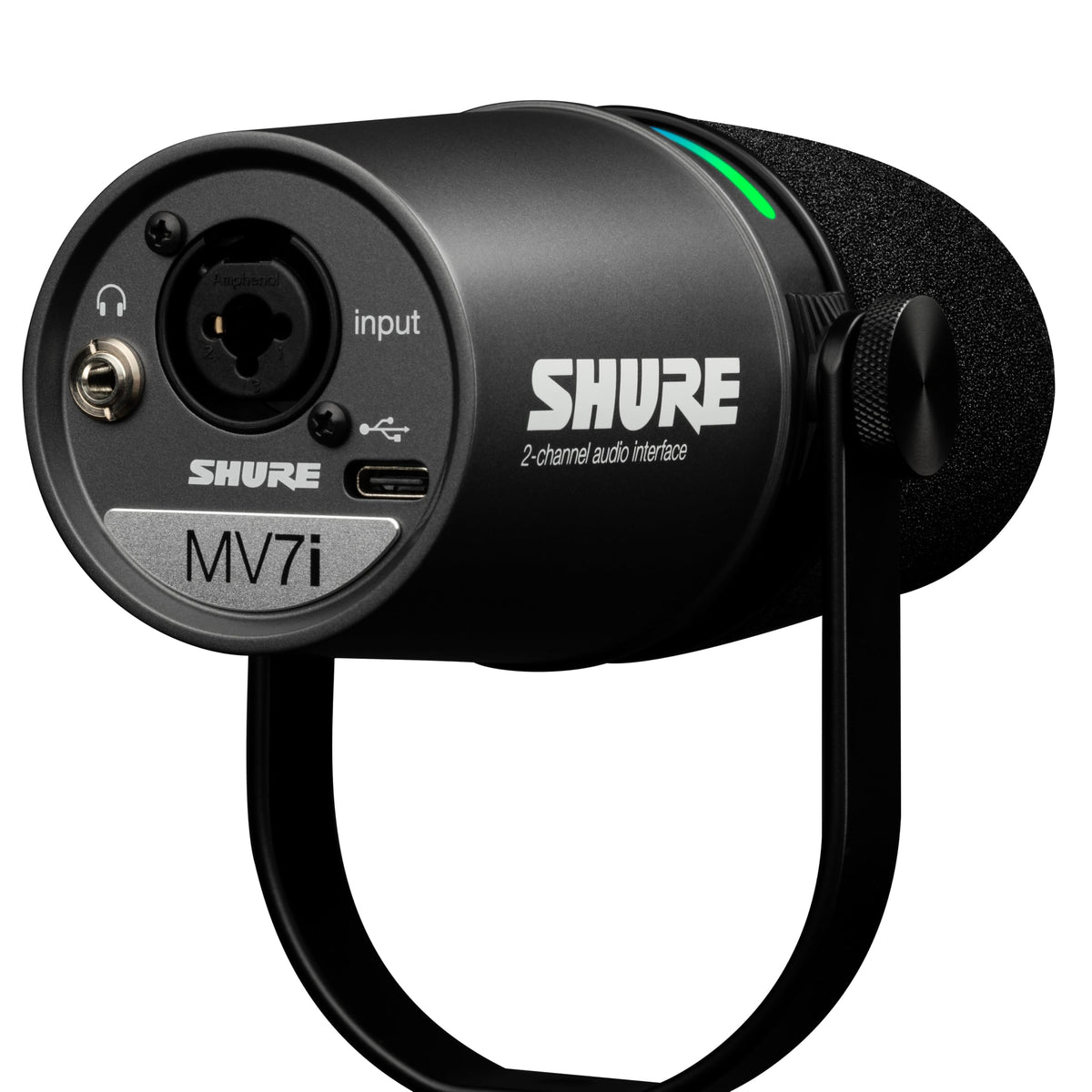 Shure MV7X XLR Dynamic Podcast & Recording Microphone - Black