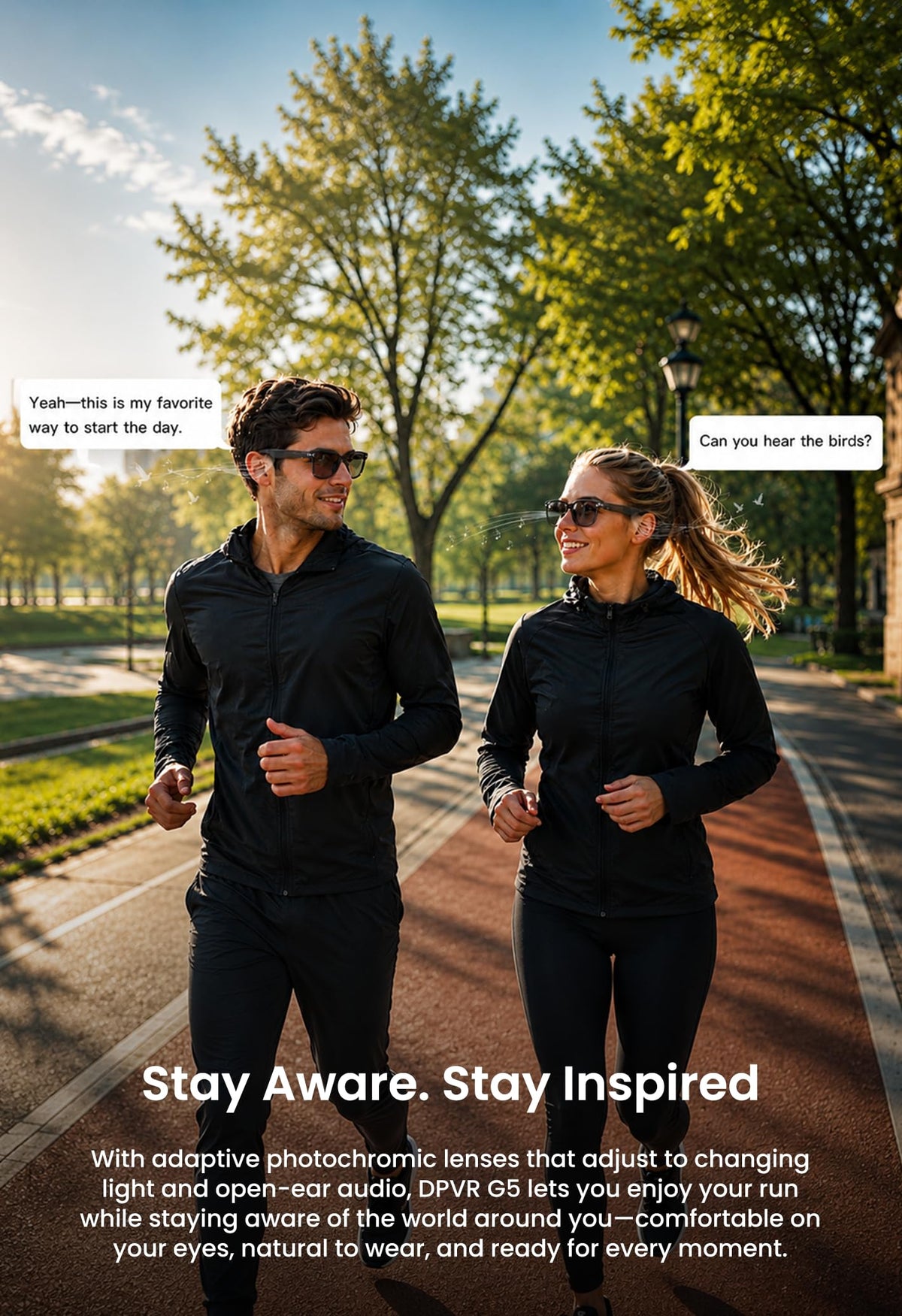 G5 AI Smart Glasses with Camera, 13MP Recording Glasses for Big Heads - XXL
