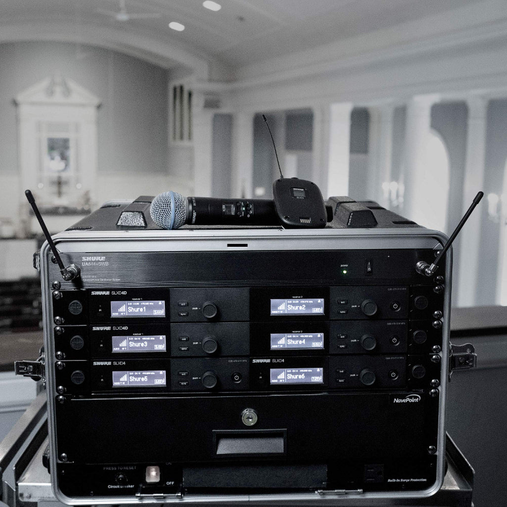 Shure SLXD24D/SM58 Dual Wireless Vocal System - H55 Band