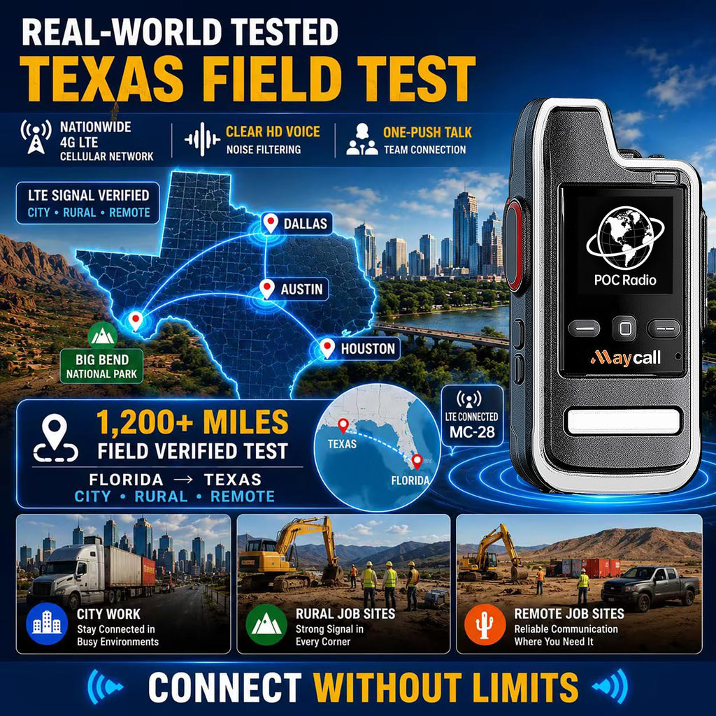 Global Lifetime Free Rapid 4G LTE PoC Radio Walkie Talkies Unlimited Range