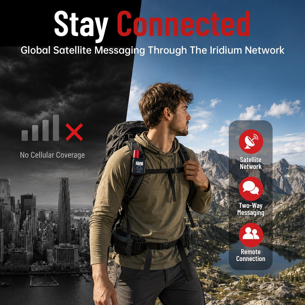 Garmin inReach Mini 3 Plus, Rugged Global Satellite Communicator with Touchscreen Texting, Photo & Voice Messaging, Emergency SOS Messages - Bundle w/Deco Essentials 26-Month CPS Plan