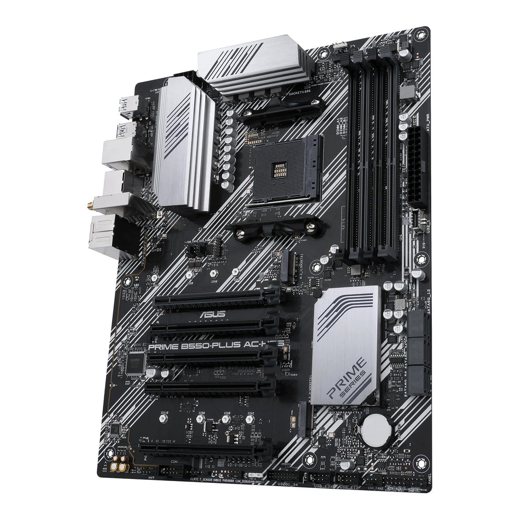 MICRO CENTER AMD 5500 Processor with ASUS TUF Gaming A520M Plus Motherboard
