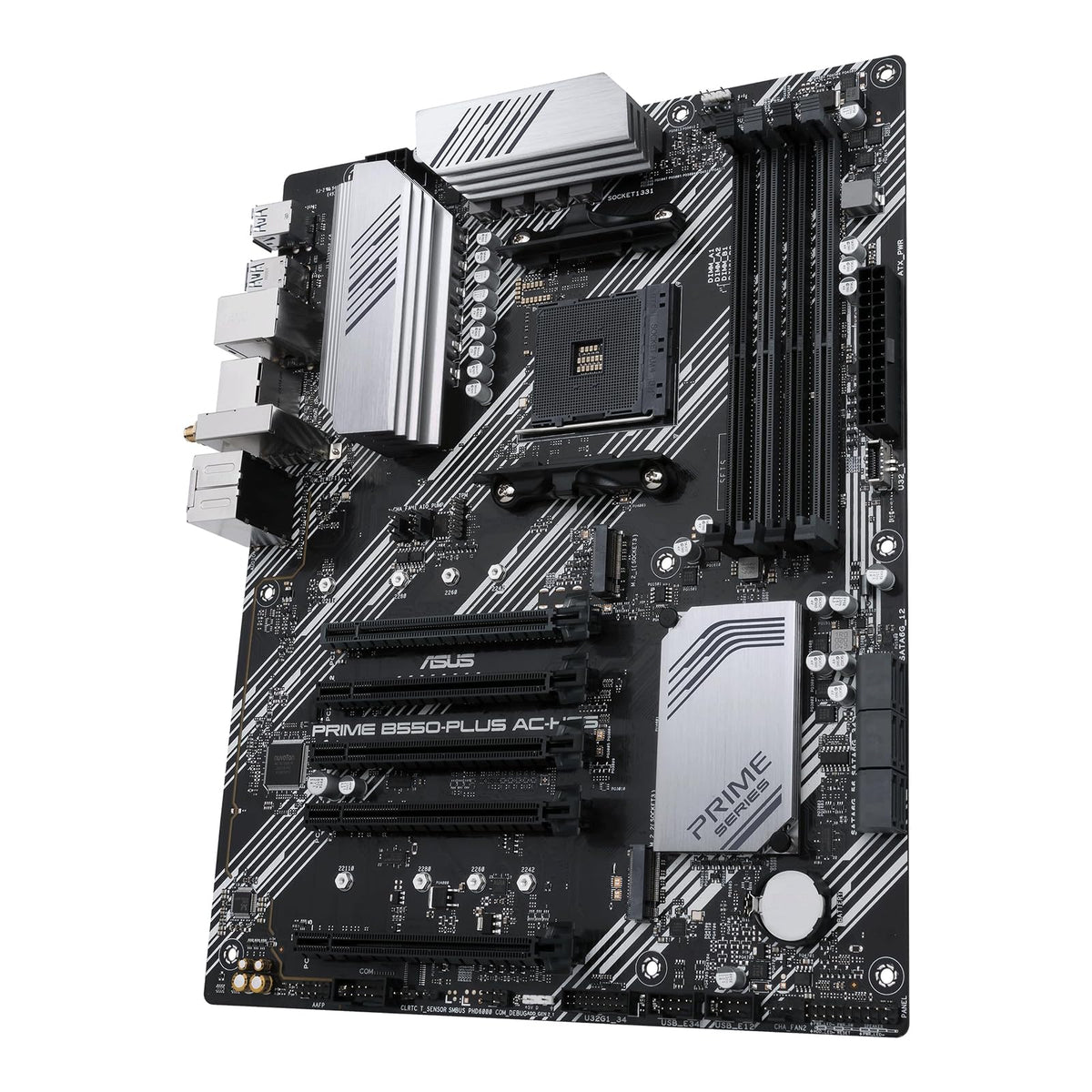 MICRO CENTER AMD 5500 Processor with ASUS TUF Gaming A520M Plus Motherboard